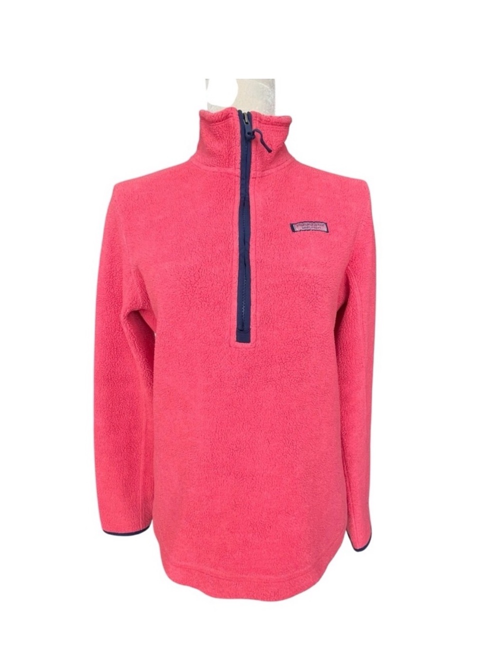 Vineyard Vines 1/4 Zip Fleece Pullover Women’s Size M Soft Cozy Warm Gorpcore